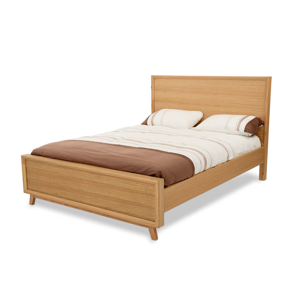 Courtney White Oak King Bed