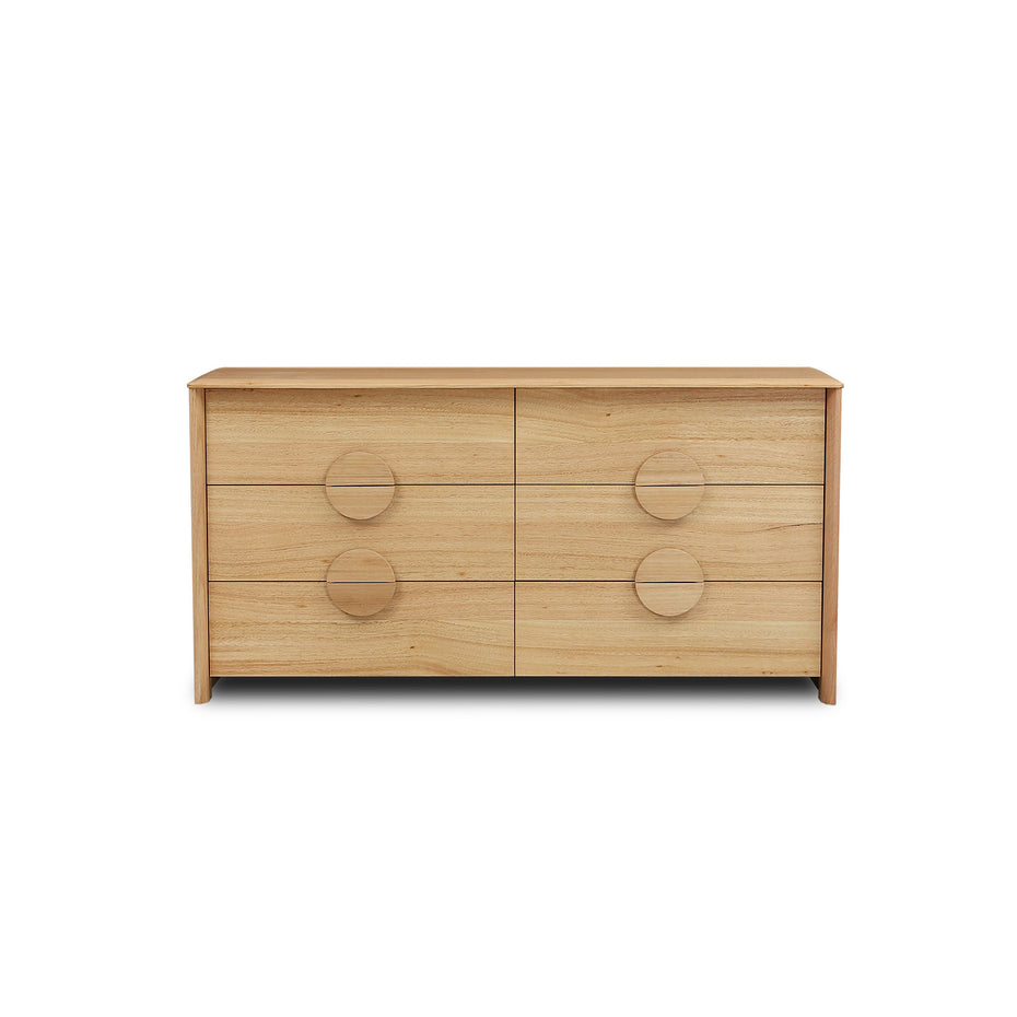 Indi Tasmanian Oak Dresser - 6DRW