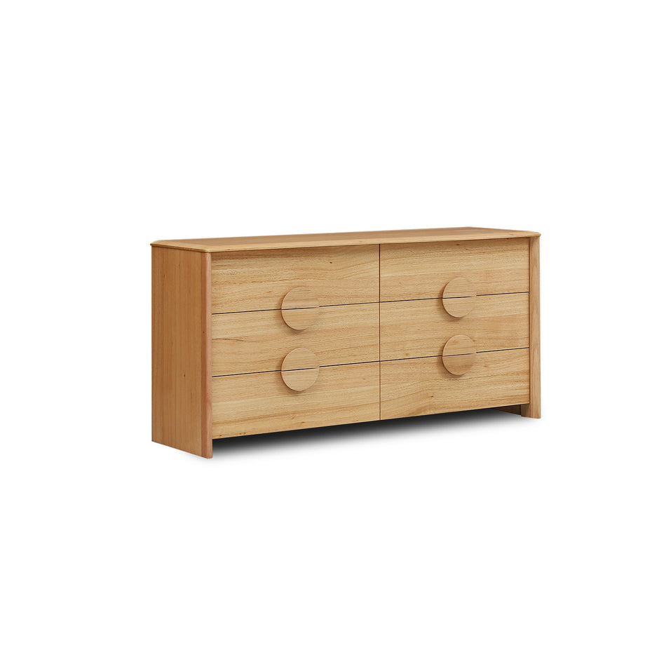 Indi Tasmanian Oak Dresser - 6DRW