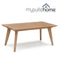 Alison Solid White Oak Timber 1800 Dining Table