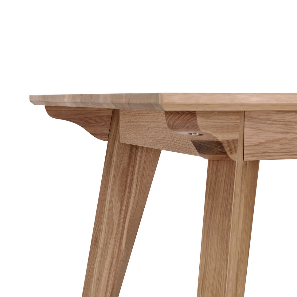 Alison Solid White Oak Timber 1800 Dining Table