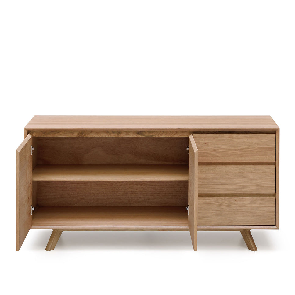 Alison Oak Modern Buffet 155cm Width
