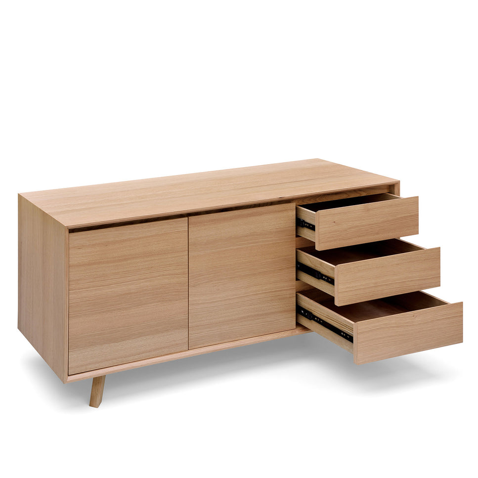 Alison Oak Modern Buffet 155cm Width
