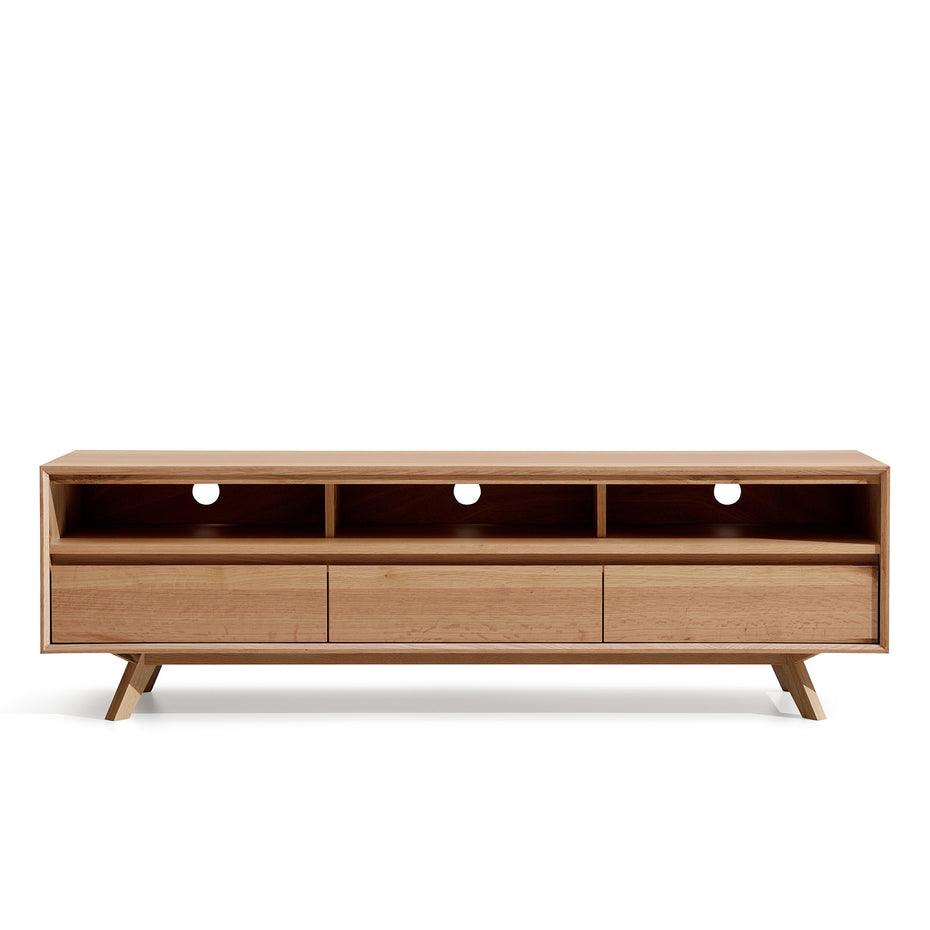Alison White Oak TV Unit 1800