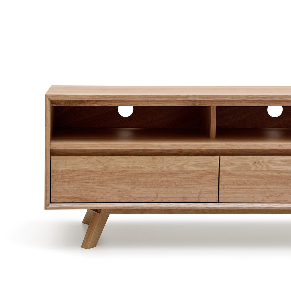 Alison White Oak TV Unit 1800