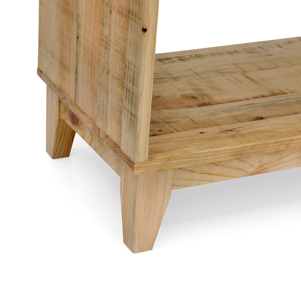 Portland Recycled Pine Timber 130cm Hall Table