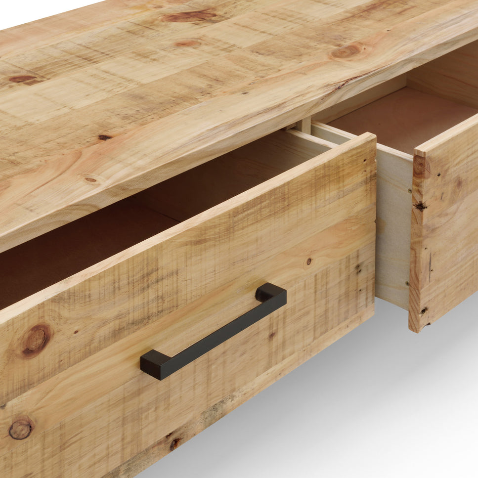 Portland Recycled Pine Timber 3 Drawer 180cm TV Unit
