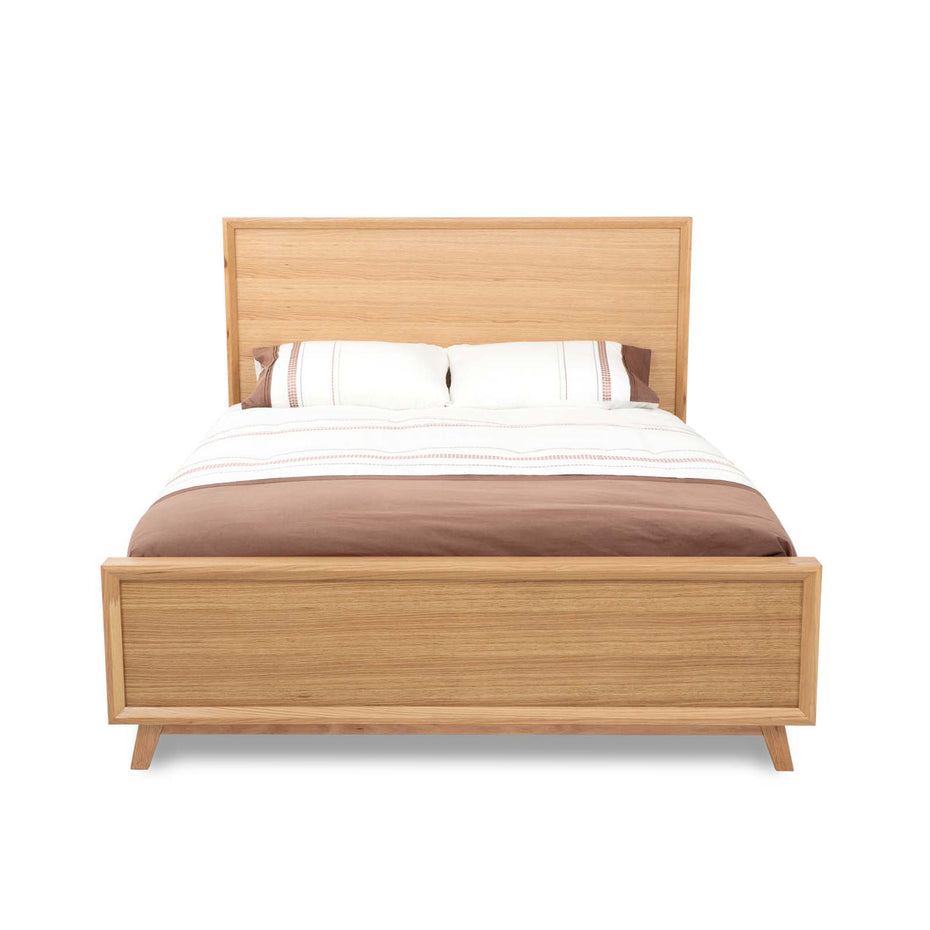 Courtney White Oak King Bed