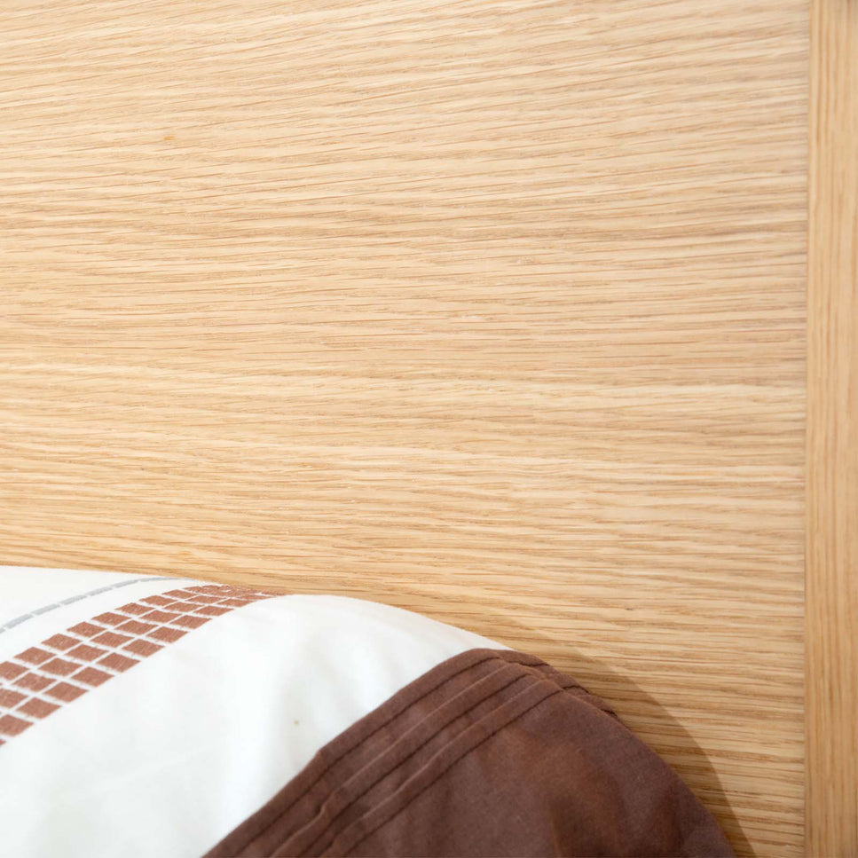 Courtney White Oak King Bed