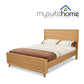 Courtney White Oak Queen Bed