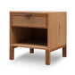 Junta Messmate Timber & Natural Rattan Bedside Table