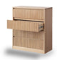 Kuka Ashwood Timber 4 Drawer Tallboy