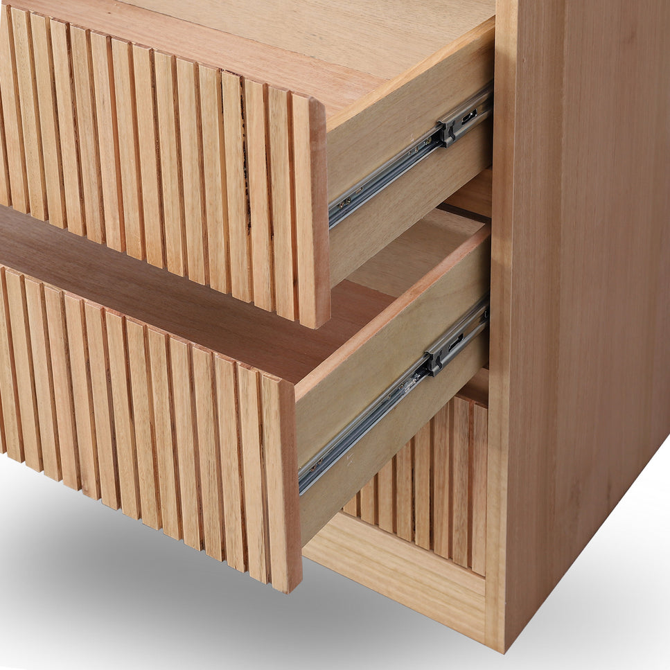 Kuka Ashwood Timber 4 Drawer Tallboy