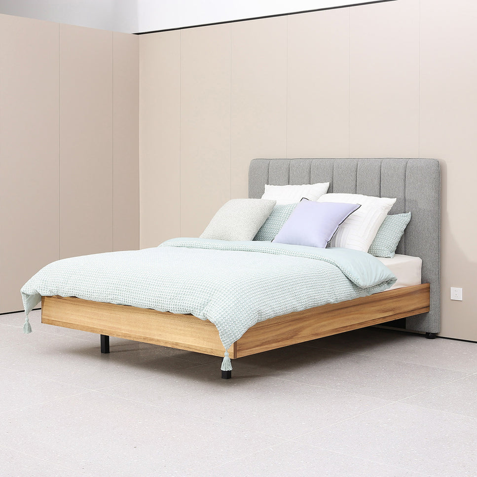 Tokyo Blackwood Floating Queen Bed Frame