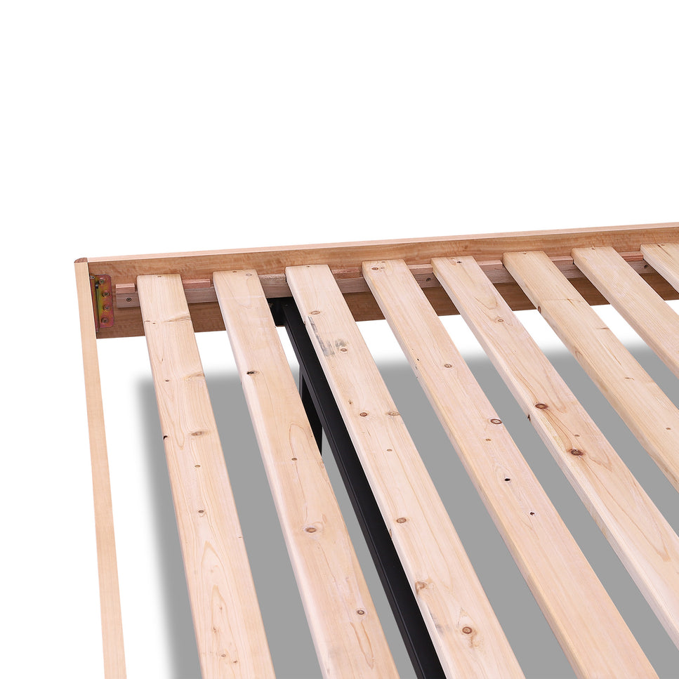 Luca Tasmania Oak Queen Bed