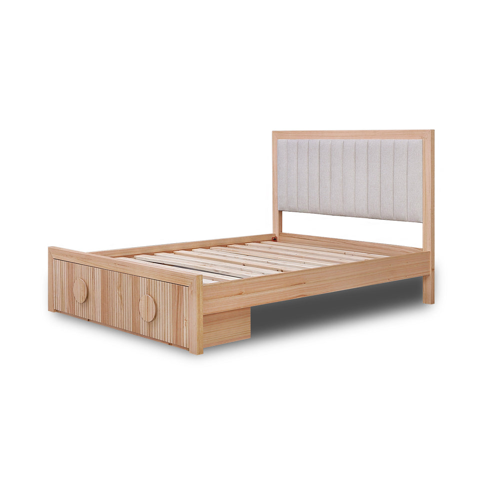 Monica Queen Bed - With Drawers