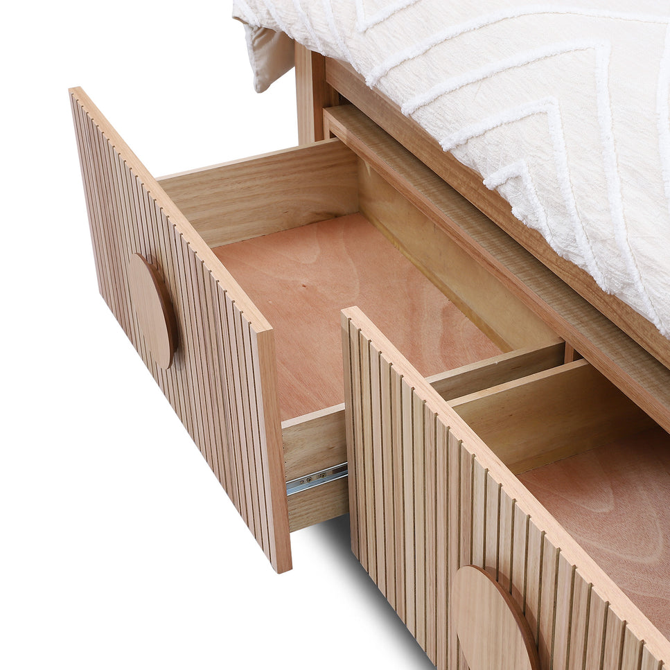 Monica Queen Bed - With Drawers