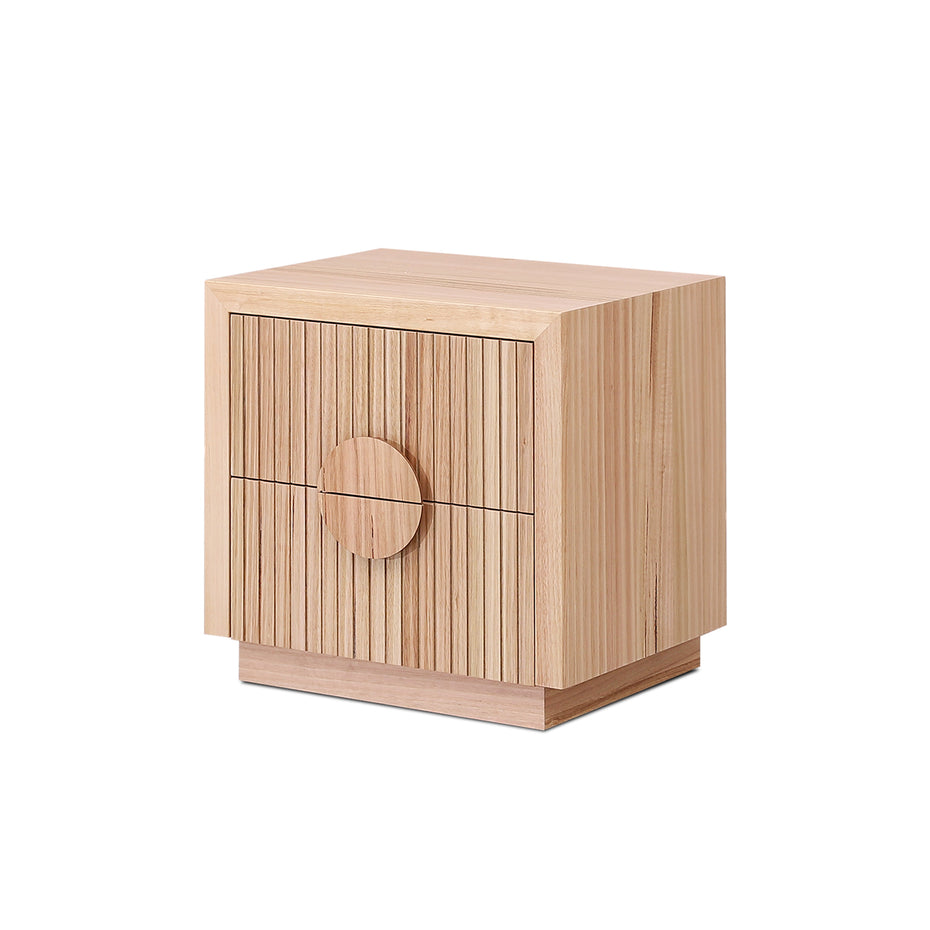 Monica Bedside Table - Round Handle