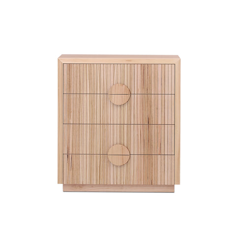 Monica Tallboy 4 Drws- Round Handle