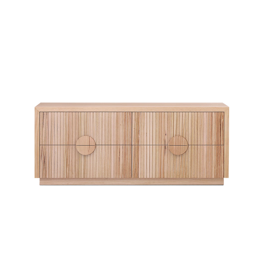 Monica Dresser 4 Drws- Round Handle