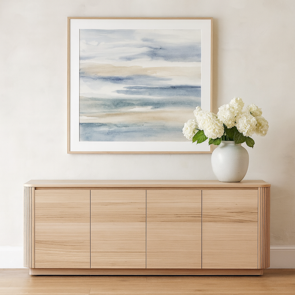 Xavier Ash Wood 2.1m 4 Door Buffet