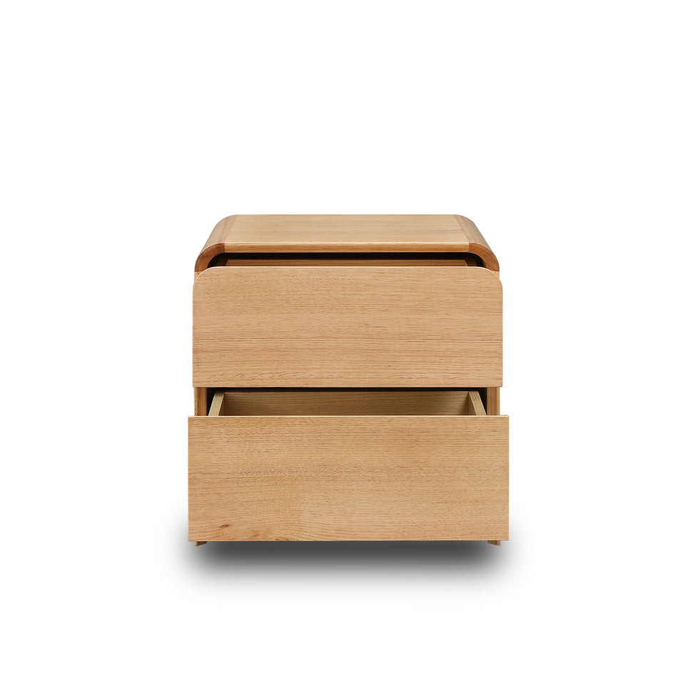 Mira Tasmania Oak Bedside Table