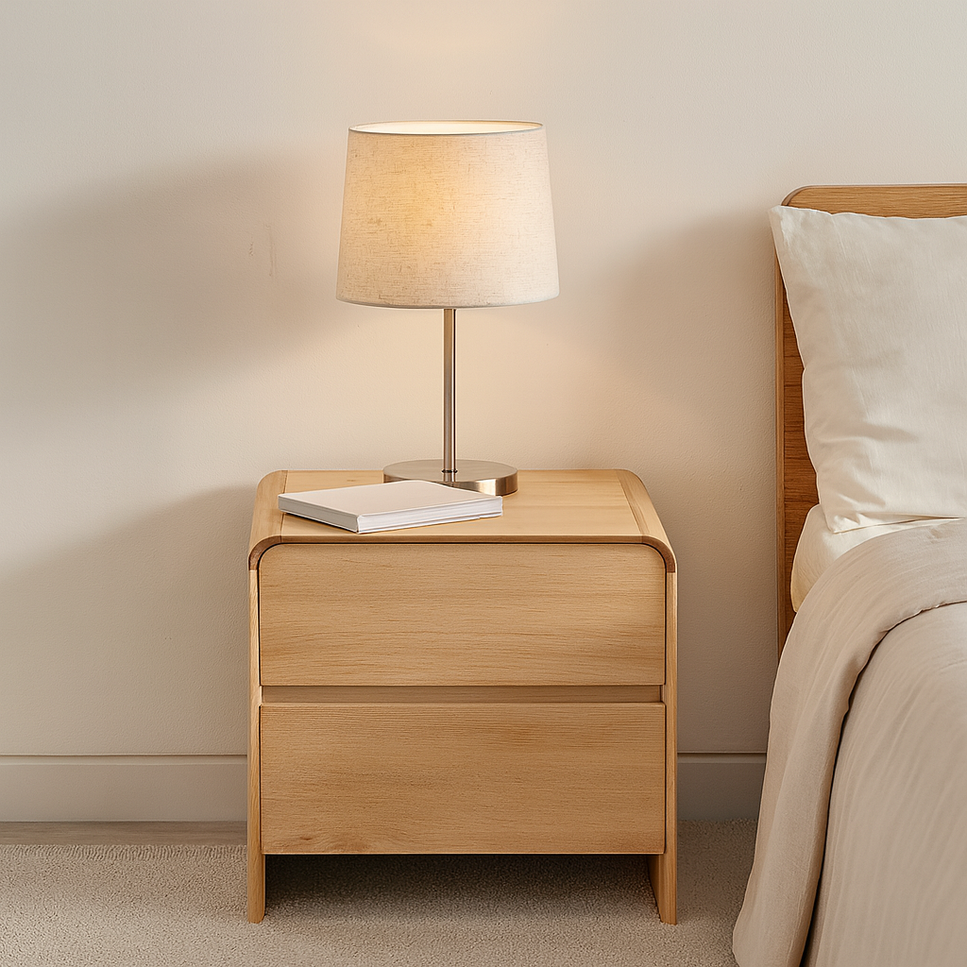 Mira Tasmania Oak Bedside Table