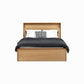 Flin Tasmanian Oak Gas Lift Bed Frame - Queen