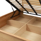 Flin Tasmanian Oak Gas Lift Bed Frame - Queen