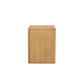 Milos Bedside Table with Beige Travertine Stone Handle