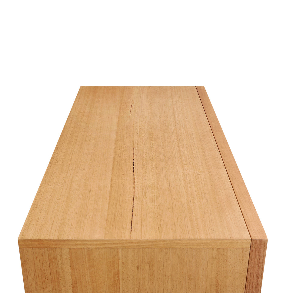 Milos Tallboy with Beige Travertine Stone Handle - 4DRW