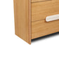 Milos Tallboy with Beige Travertine Stone Handle - 4DRW