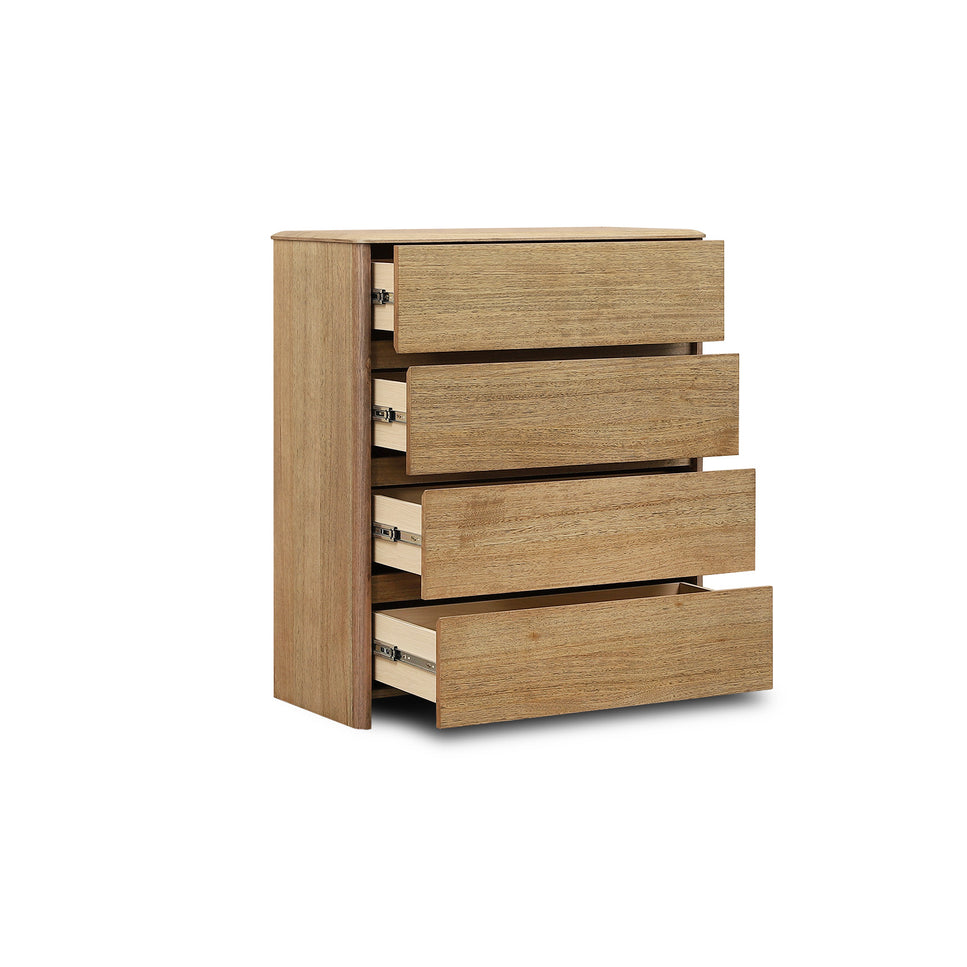Madeline Tasmanian Oak Tallboy - 4DRW