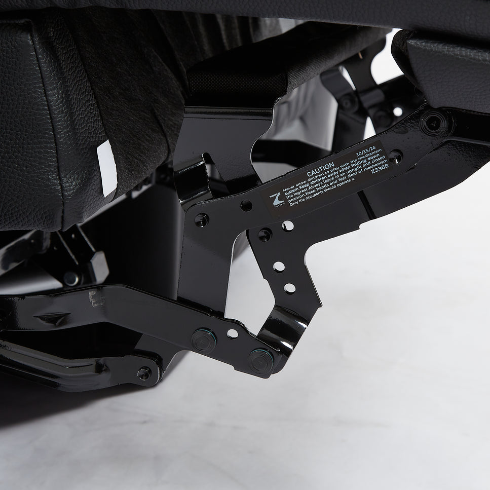 Alexandra Luxury Home Theatre Electric Recliner 3 Seater Black