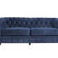 CLEO  Navy Blue Velvet 3 seater