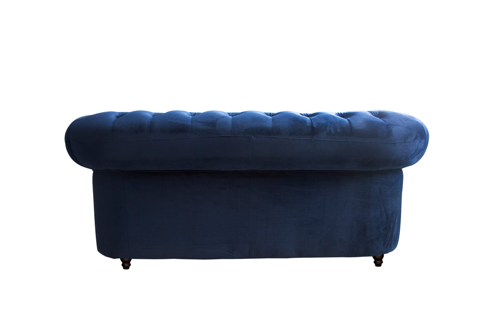 CLEO  Navy Blue Velvet 2 seater