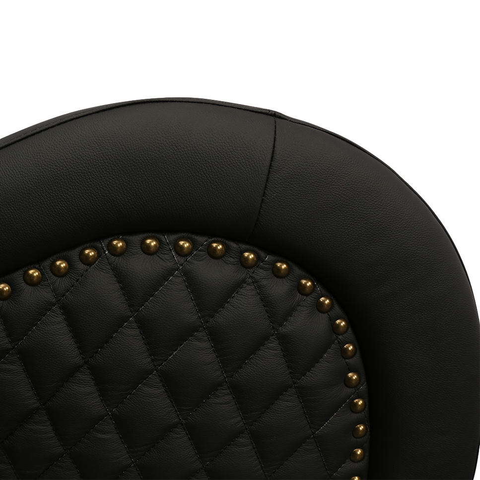 Kama Sutra Chaise Genuine Leather Black (Nail)
