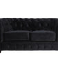 CLEO  Black Velvet 2 seater