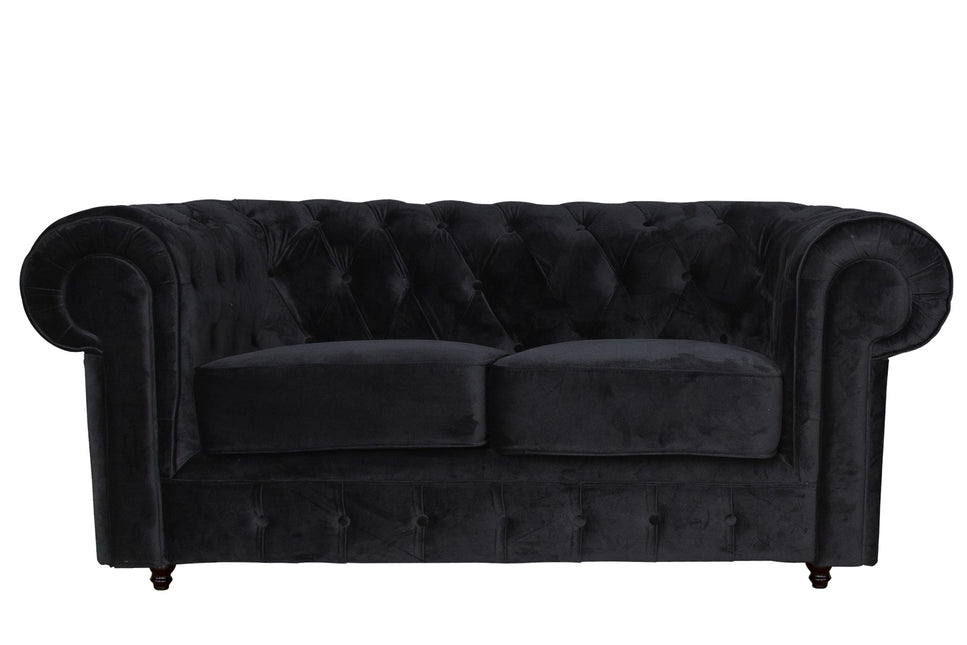 CLEO  Black Velvet 2 seater