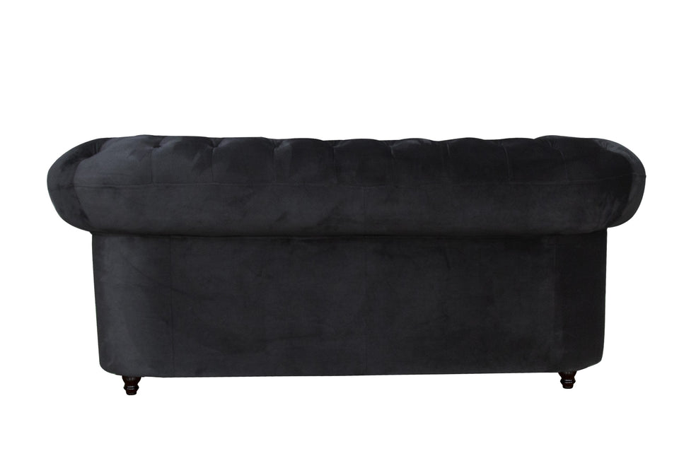 CLEO  Black Velvet 2 seater