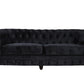 CLEO  Black Velvet 3 seater