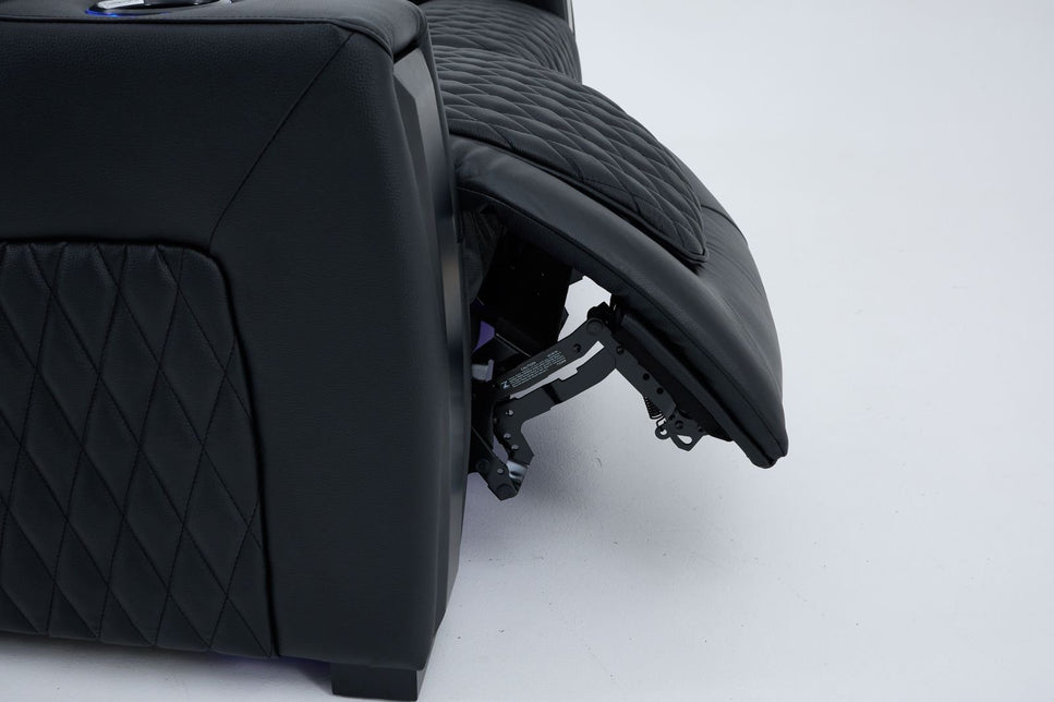 Alexandra LoveSeat Home Theatre Recliner Black