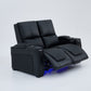 Alexandra LoveSeat Home Theatre Recliner Black