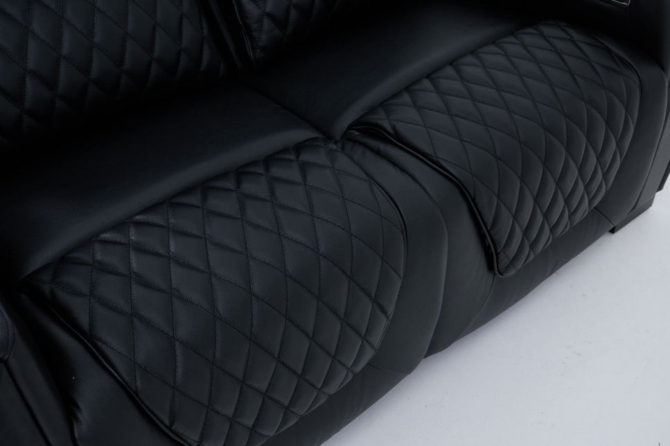 Alexandra LoveSeat Home Theatre Recliner Black