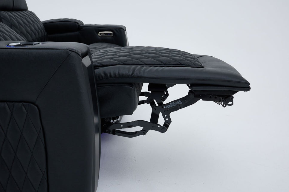 Alexandra LoveSeat Home Theatre Recliner Black