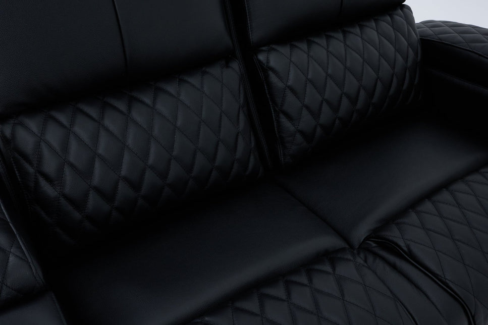 Alexandra LoveSeat Home Theatre Recliner Black