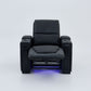 Alexandra Home Theatre Single Electric Recliner Black