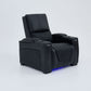 Alexandra Home Theatre Single Electric Recliner Black