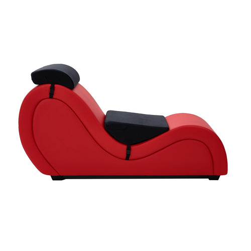 Kama Plus Red Tantra Chaise with Pillows