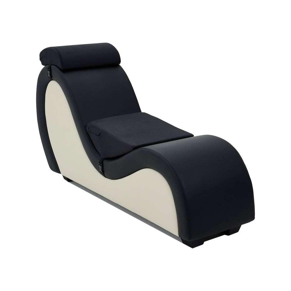 Kama Plus Black&White Tantra Chaise with Pillows